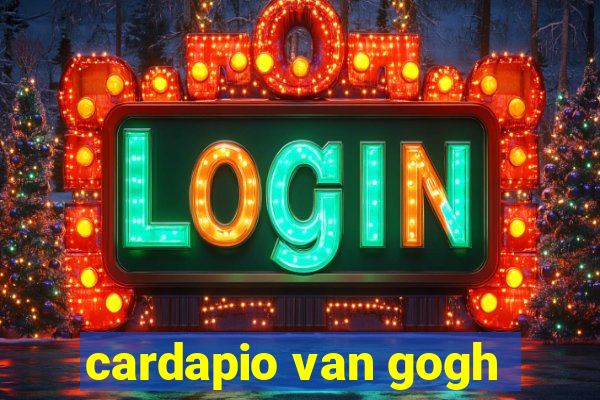 cardapio van gogh